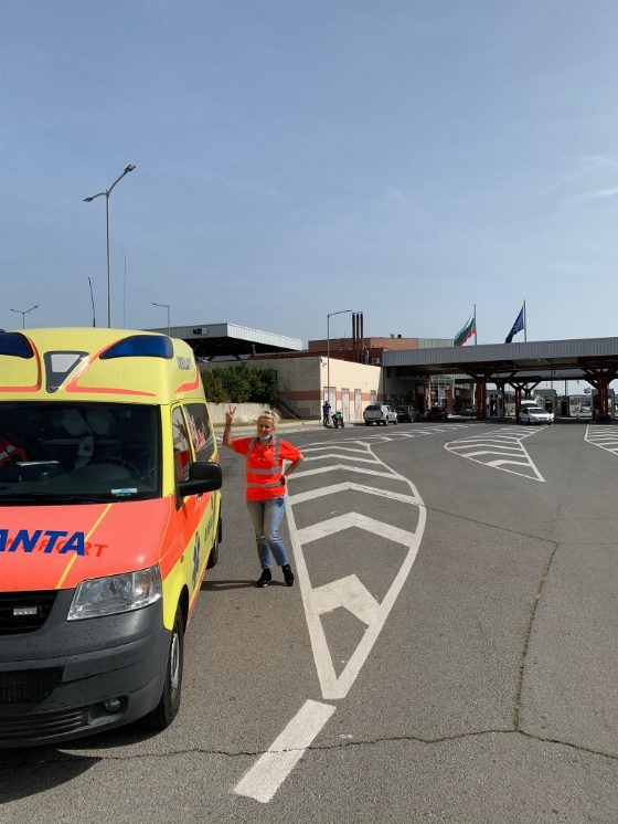 Echipaj CRISMED cu pacient
